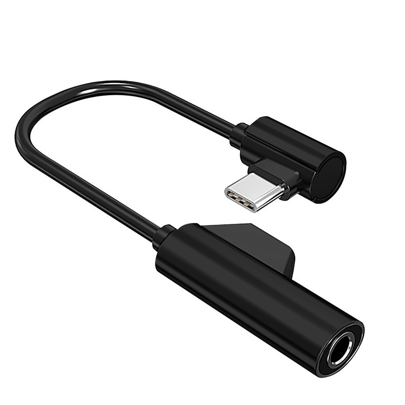 Type C USB-C to 3.5mm Headphone and Charger Adapter 2-in-1 USB C to AUX Mic Jack