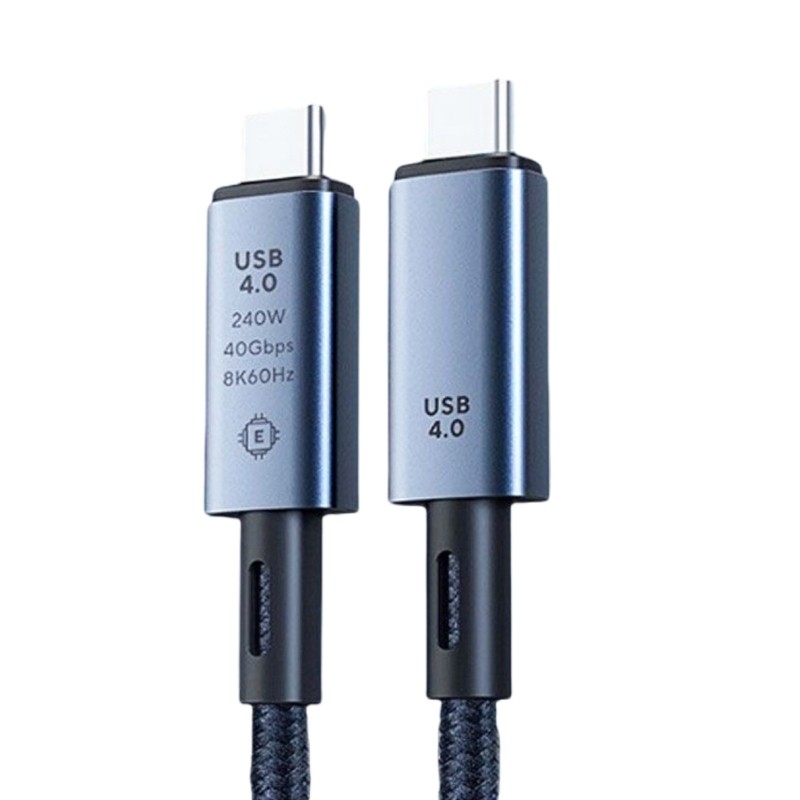 USB4 Type C Cable for 8K Video Transmission and 240W Quick Charging USB Cord gallery