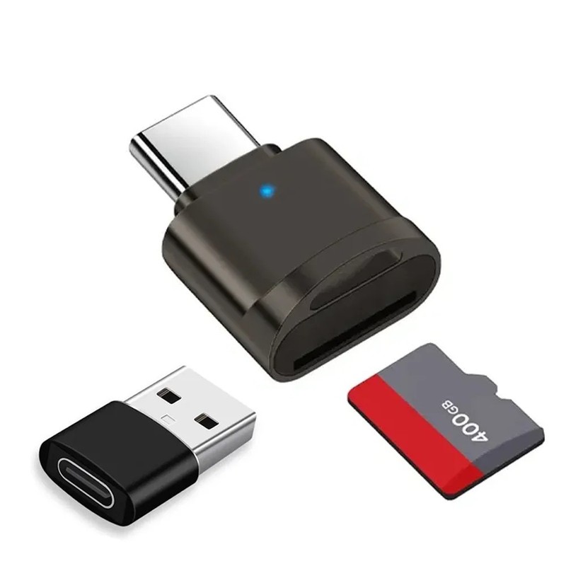 Type C to Micro SD TF Card Reader OTG USB Adapter Converter for Samsung Phone