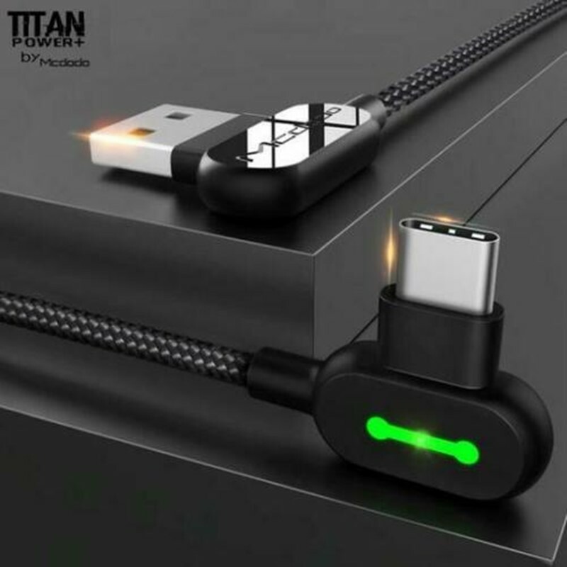 Fast Charging Cable Charger L Shape Reversible Usb Unbreakable For iphone LOT gallery