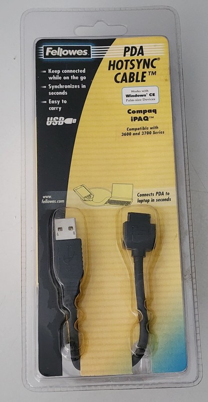 Fellowees PDA Hotsync Cable USB Cable Compaq Ipaq PDA to Laptop