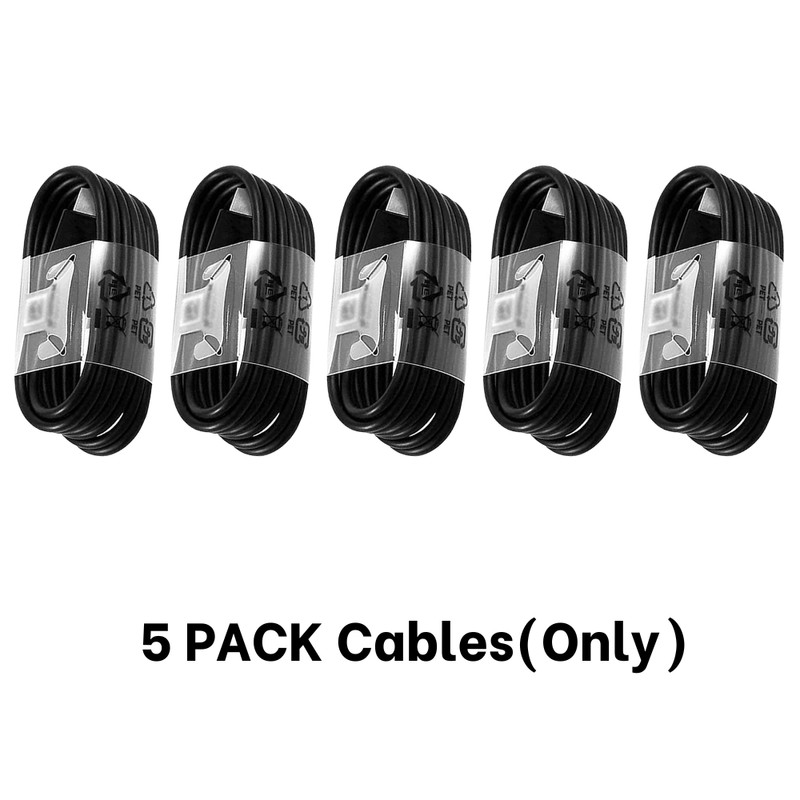 1/5x Adaptive Fast Wall Charger Power Adapter USB Type-C Cable Lot For Samsung