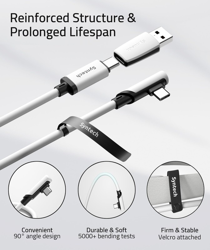 Link Cable 20FT with Oculus/Meta Quest 3/Quest 3S/Quest2//Pico 4 and PC/Steam... gallery