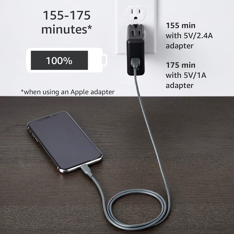2x Amazon Basics USB-A to Lightning Cable Cord for iPhone iPad,3ft,MFi-Certified gallery