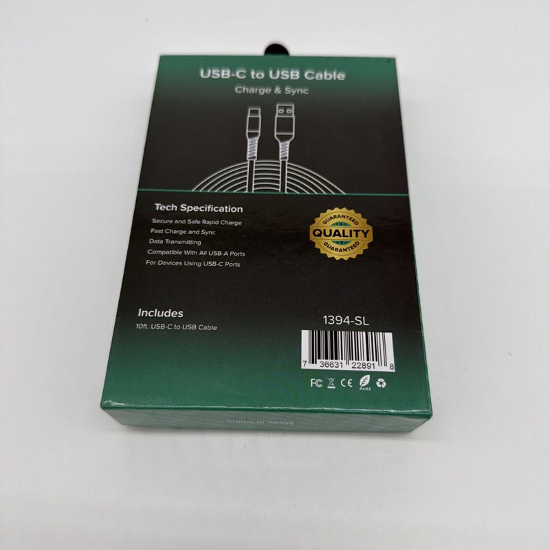 NEW Tech Mod 10ft USB Type-C Braided Charge/Sync Cable gallery