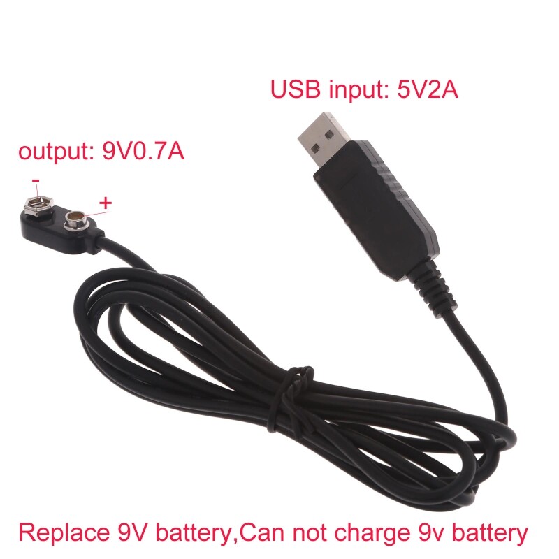 Universal USB Mains Convert 6F22 9V Battery Eliminators Replace 9V Battery USB gallery