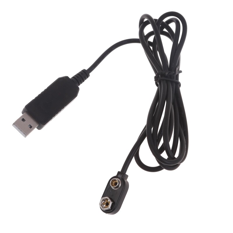 Universal USB Mains Convert 6F22 9V Battery Eliminators Replace 9V Battery USB