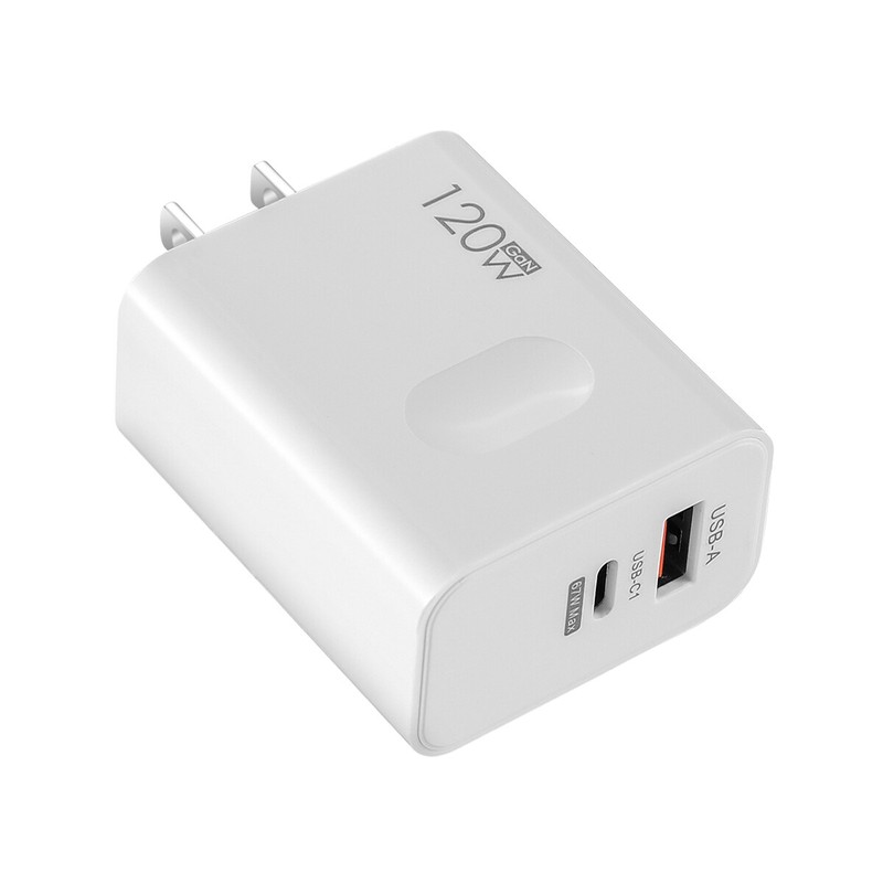 2PCS 120W PD Fast Charger Wall Power Adapter USB A Type C For iPhone 15 14 13 12 gallery