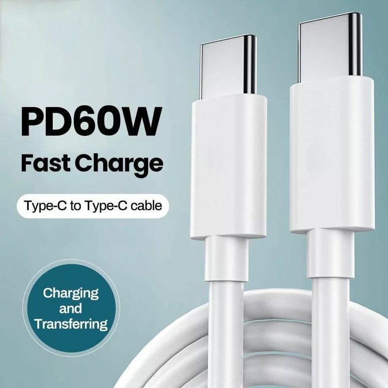 100W USB-C to USB-C Cable 6FT Type C Fast Charging Cord For Samsung S22 S21 S20 gallery