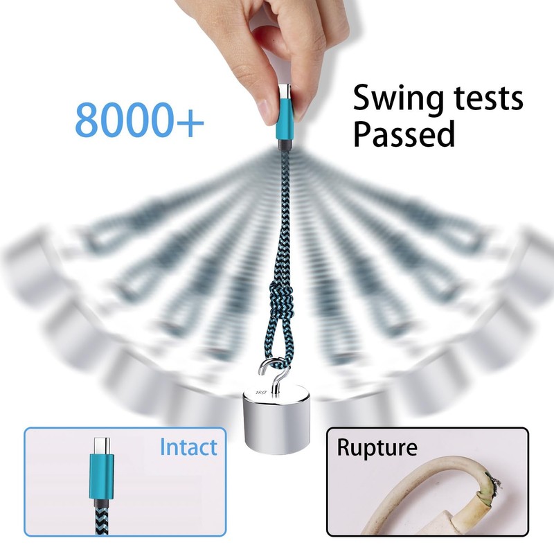 Teeind Type C Cable Fast Charging, Tpc002 3 Pack3Ft/0.9M 60W C to Type C Char... gallery