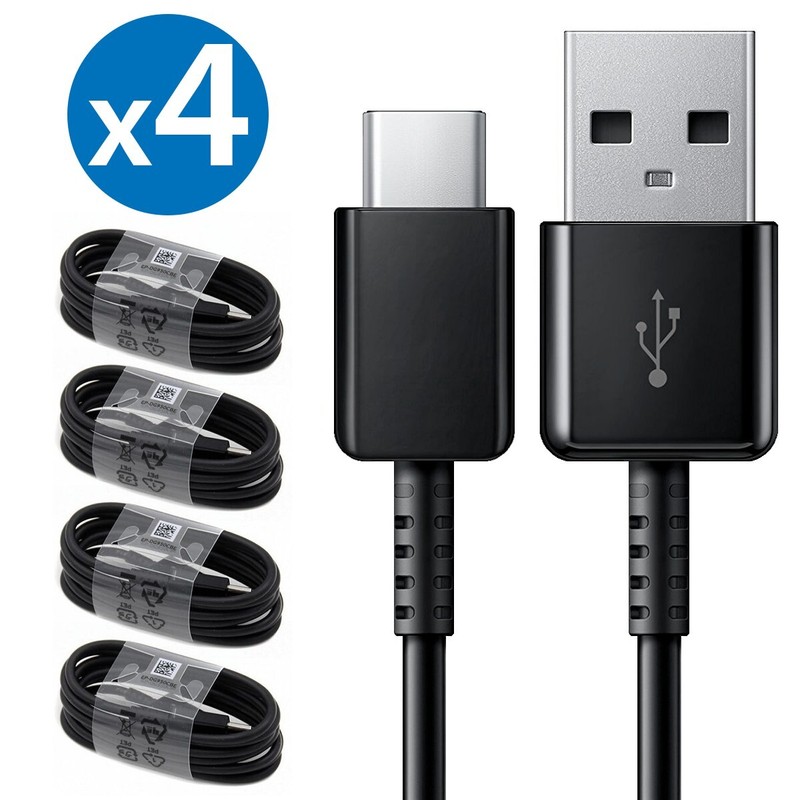 4-Pack USB Type C Charging Cable For iPhone 16 15 Galaxy S25 S24 S23 S22 S21 S20