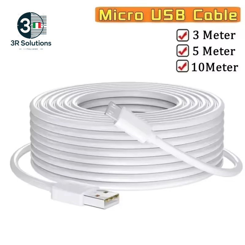Extra Long 1/10M Micro USB Fast Charging Data Cable for Samsung Xiaomi gallery