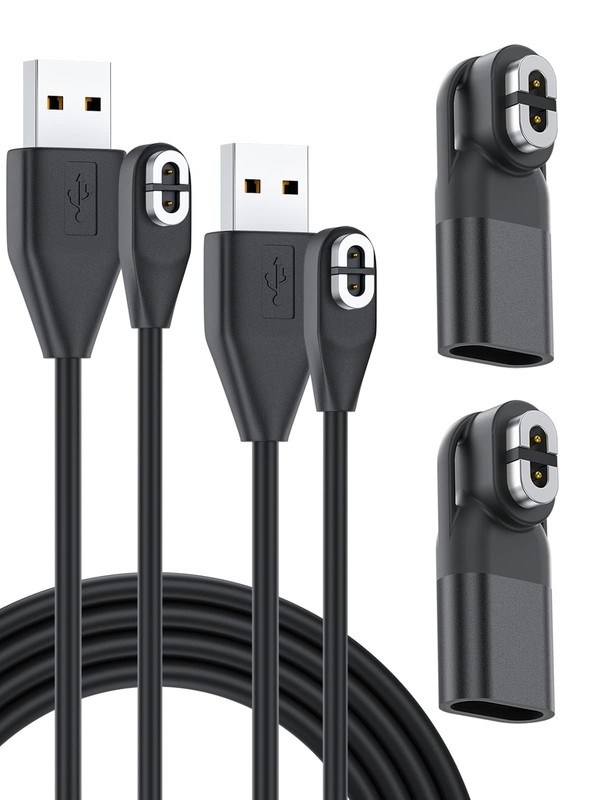 USB C Charging Cable & Adapter for Aftershokz Headphones - 4-Pack, Compatible wi gallery