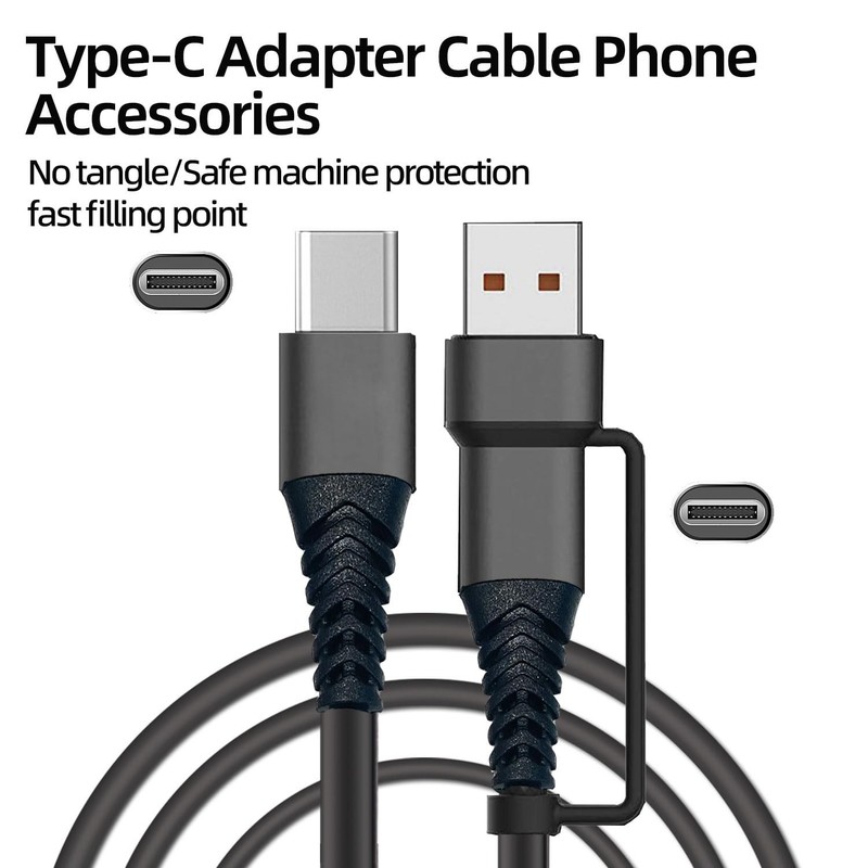 Cable to ,60W 3FT 2 Pack Type c Charger Fast Charging Cords QC & PD 2-in-1 US... gallery