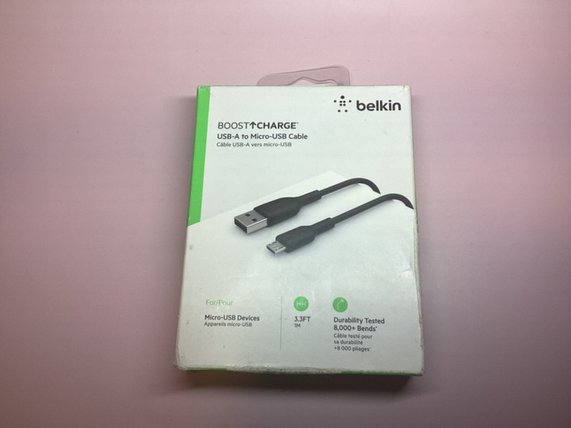 Belkin Boost Charge USB Type-A to Micro-USB Cable 3.3ft (Black)