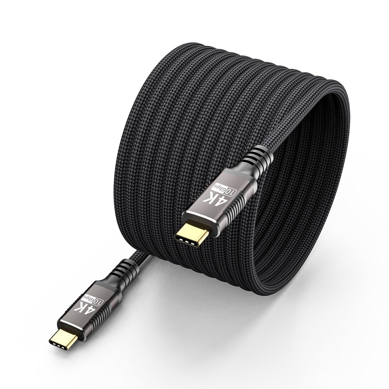 16FT USB C Cable 10Gbps Data Transfer, 4K Video Output, Fast Charging Type-C Cor gallery