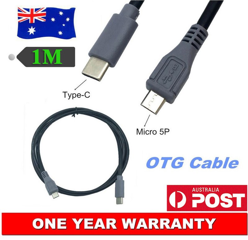 USB Type C (USB-C) to Micro B (Micro USB) Cable For OPPO R11 Charger Adapter AU