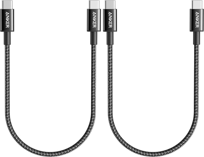 Anker USB C to USB C Cable, Type-C 60W Fast Charging Cable (1FT, 2Pack) for Ipho gallery
