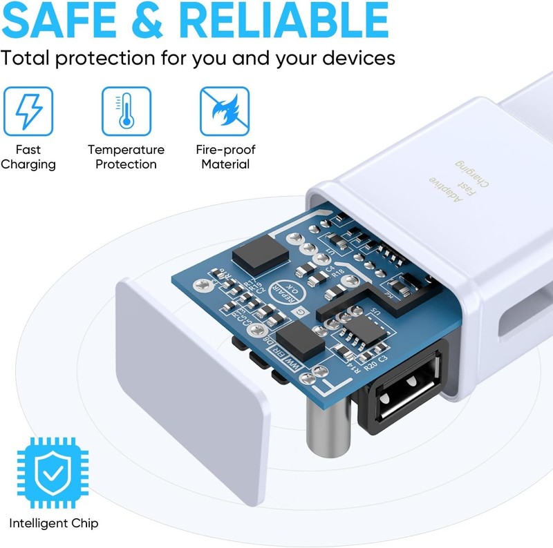 USB Wall Charger Fast Adapter Block Charging Cube Brick Box For Samsung Android gallery