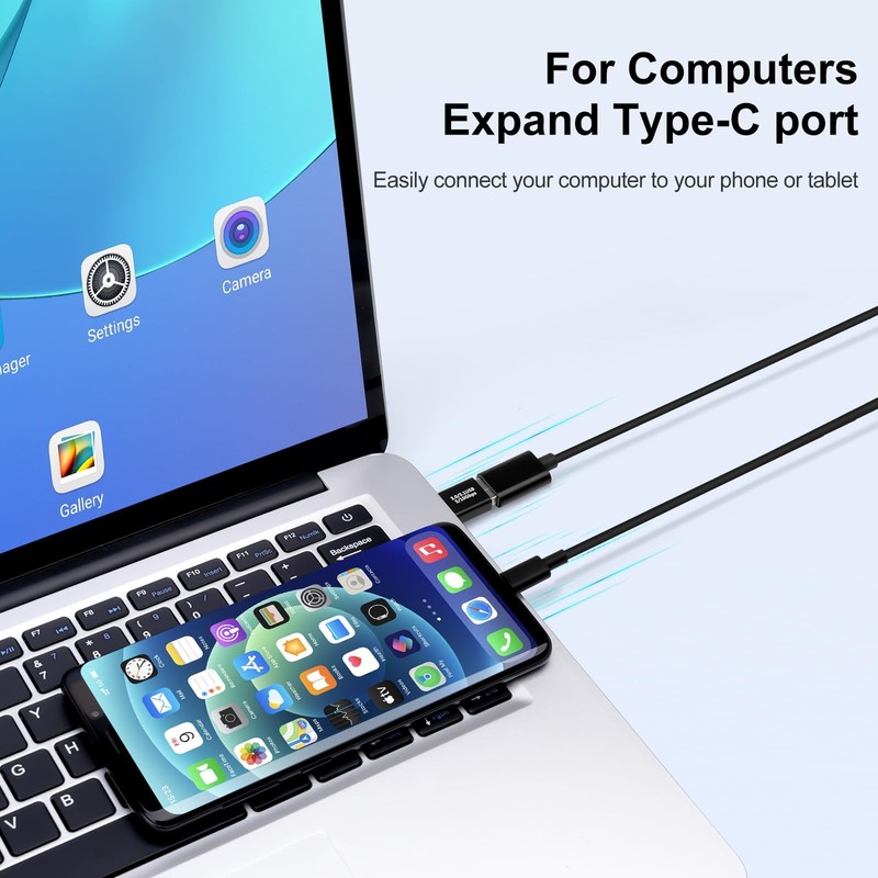 BORLTER CLAMP 3.0 USB A to USB A Adapter 3Pack,USB A Female to Female Connect... gallery