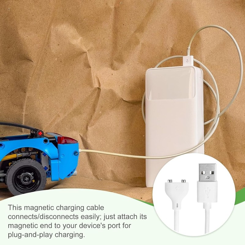 2.6Ft Magnetic USB Charger Cable - Durable, Tangle-Free & Efficient Charging gallery