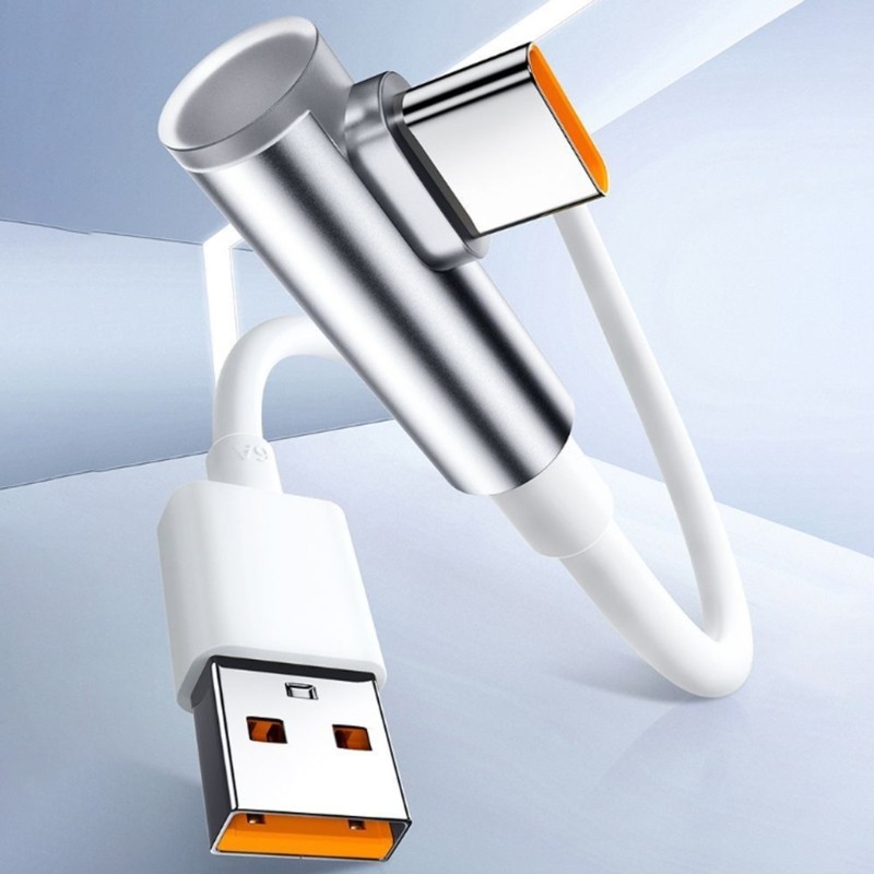 2pcs 200cm Data Transfer Charging Extension Cord USB Type C Fast Charging Cable gallery