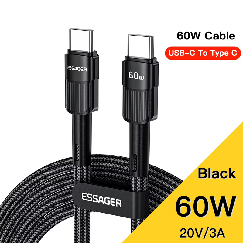 6A USB-C Cable for Fast Charging Huawei P30 Pro, Samsung, OnePlus, Poco F3