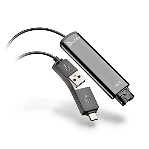 Poly DA75 Headset Adapter (218266-01) (21826601)