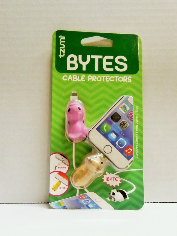 Tzumi Bytes Cable Protectors - Universal - {Pig & Sheep} 2 NEW UNOPENED PACKS gallery