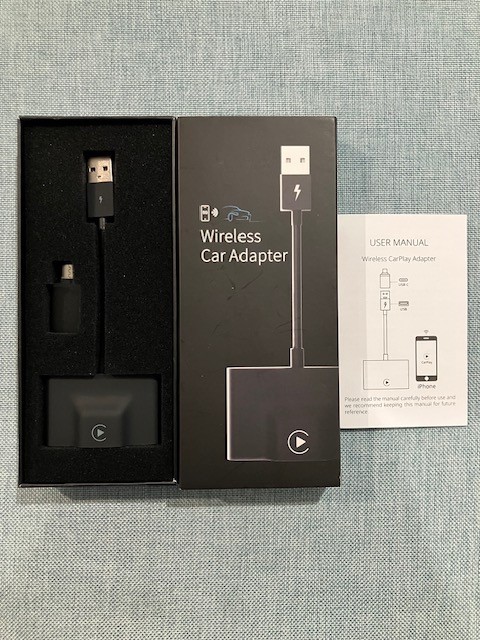 Teeran CarPlay Wireless Car Adapter Dongle for Factory Wired CarPlay