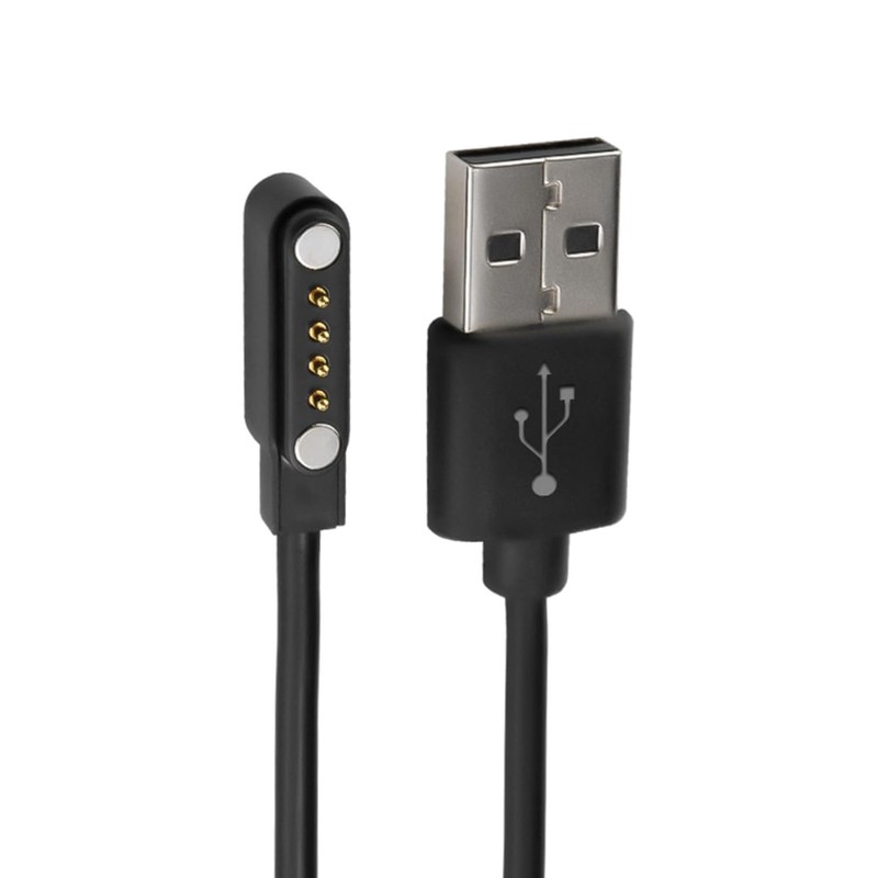 Magnetic Charging Cable USB 4-Pin Connector 7.62mm Pitch