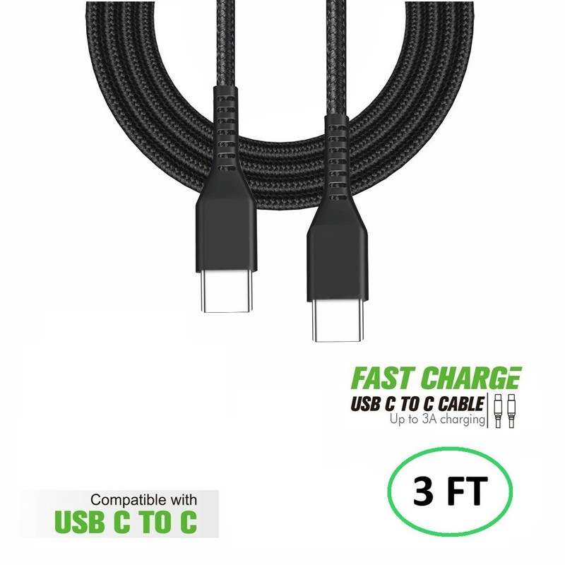 3FT Type C to C Fast Charge Cable For Samsung Galaxy A37 SM-A376