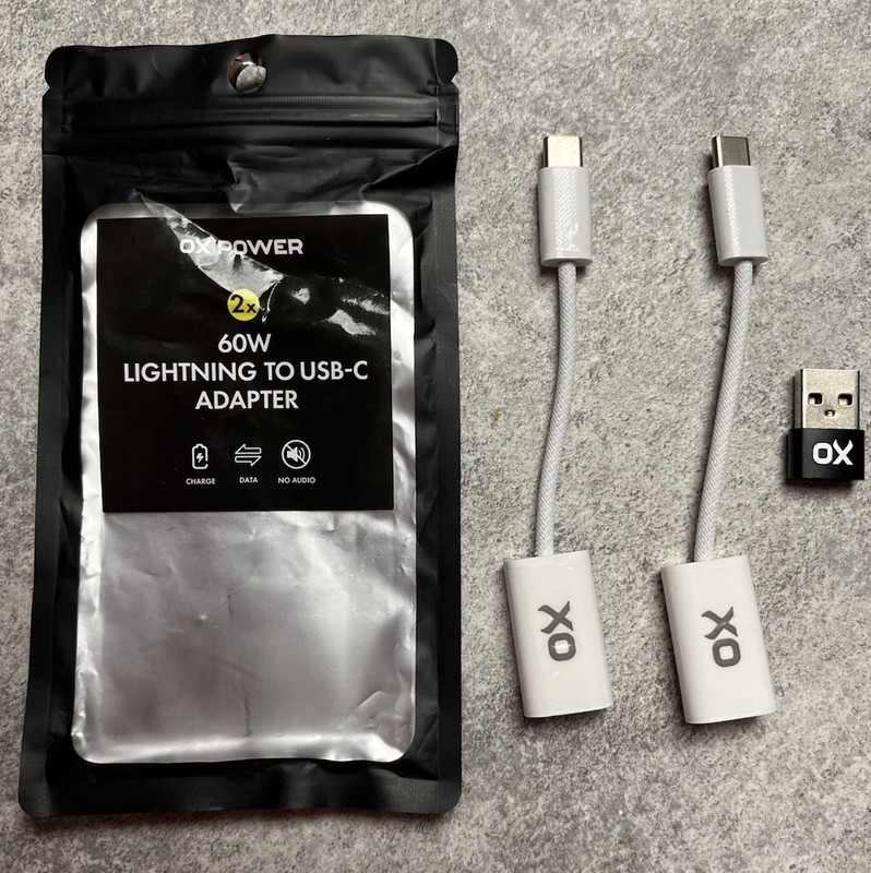NEW * OX Power 2×60 W Lighting To Usb Dash C Adapter gallery
