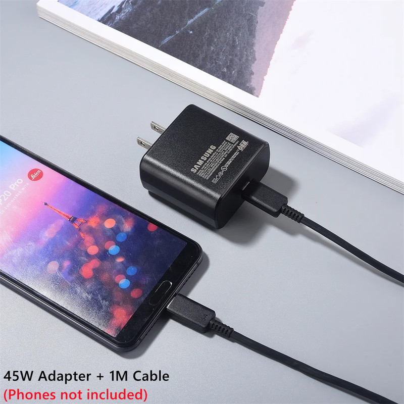 ✅Samsung Galaxy S24/S23/S22 45W Super Fast Charging USB C Wall Charger Adapter✅