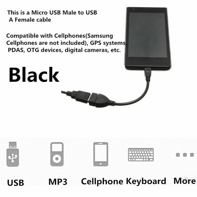 10PACK Micro USB OTG Cable Adapter Male to 2.0 Female For Android Tablet / Phone gallery