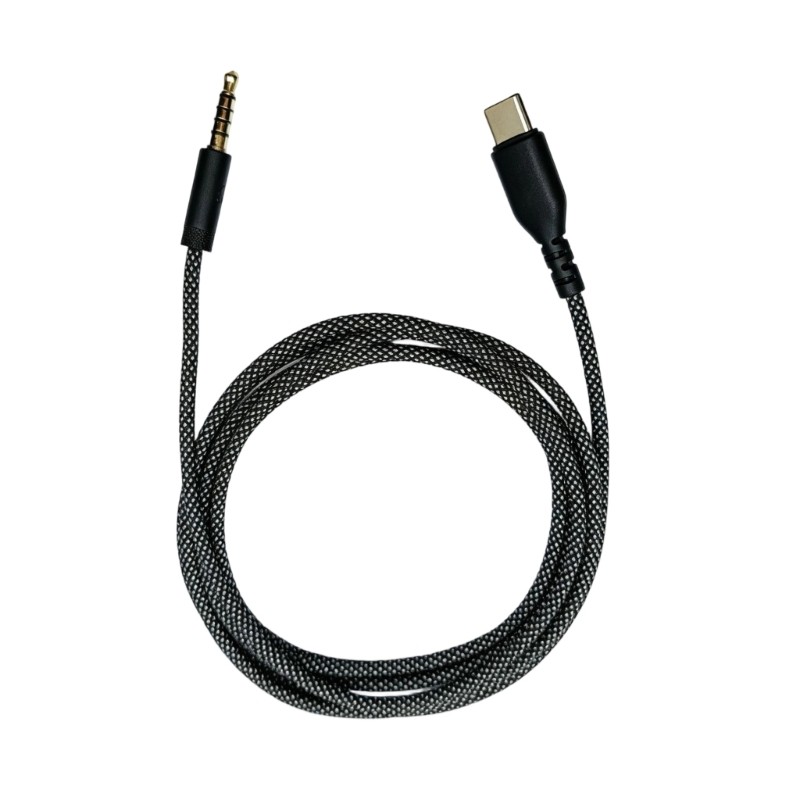 Usb C Gaming Headsets Cord with 3.5Mm Plug for Daily Desktop Listening Use