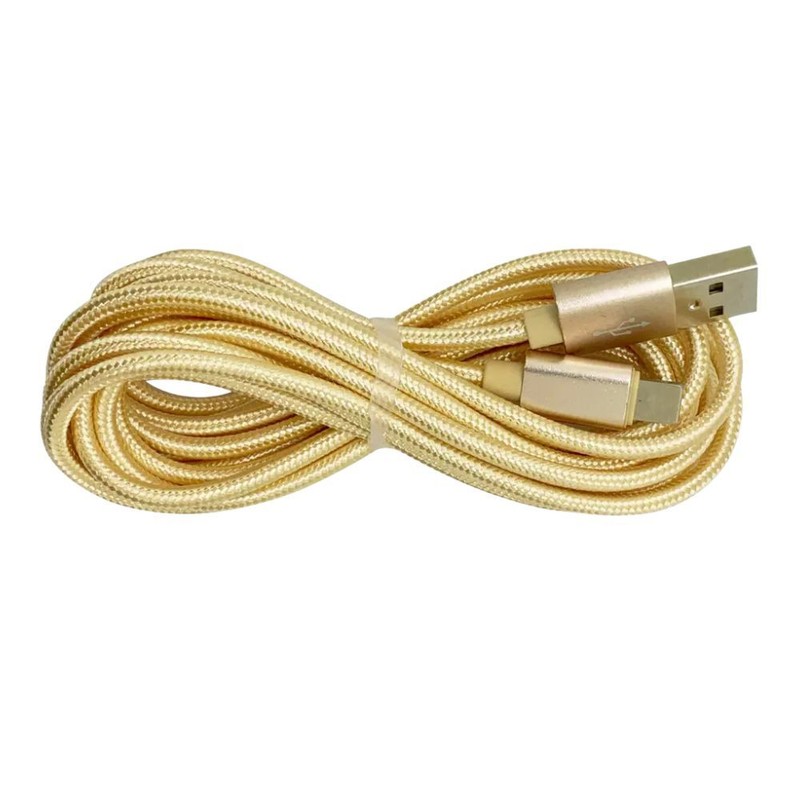 5 Pack USB Fast Charger Cable 10Ft For iPhone 14/13/12/11/XR/SE/8/7/6 Data Cord