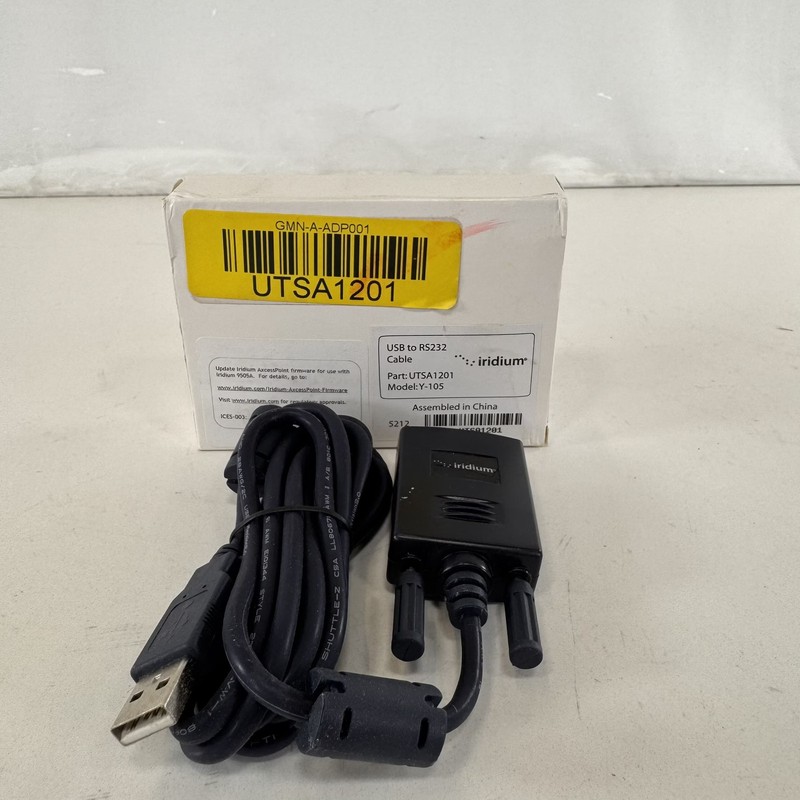 Iridium USB to RS232 Cable UTSA1201 Y-105 Serial Data - NEW gallery