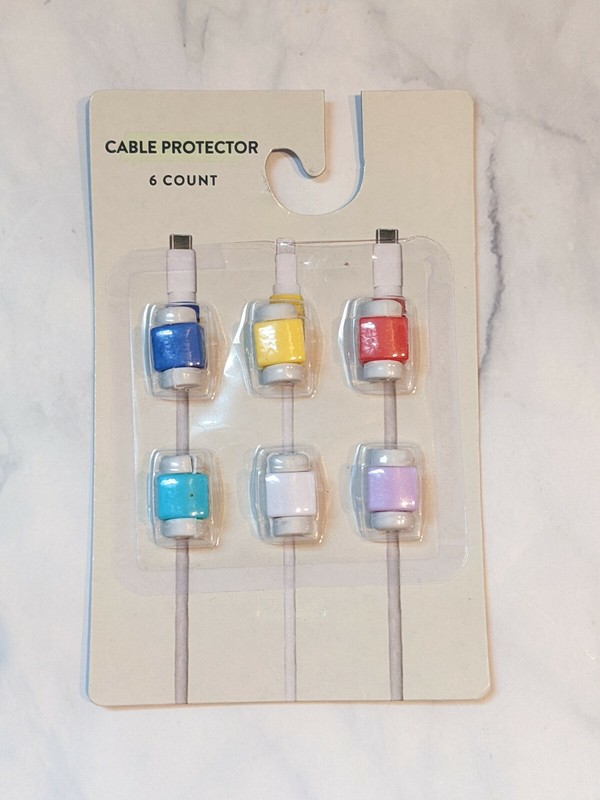 6Pc Protective Charging Charger Cable Protector Cord Saver for Universal