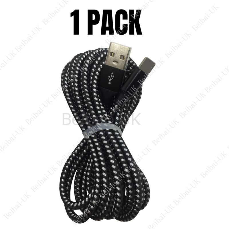 6Pack 10Ft USB Charger Cable Heavy Duty For iPhone 14 12 11 XR XS 8 7 6 Cord Lot