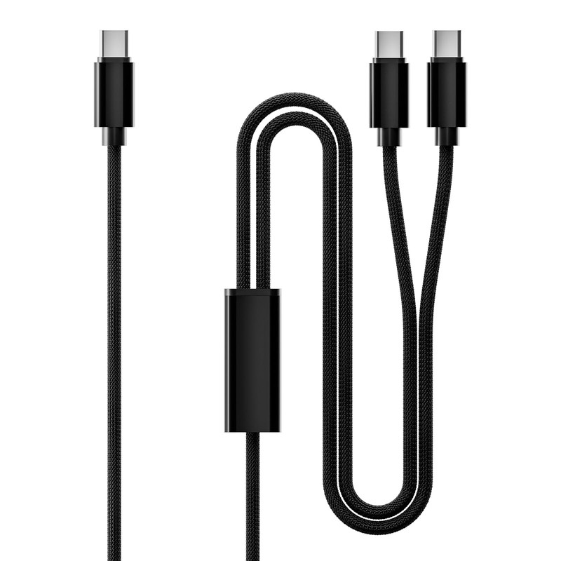 2 in 1 USB C to Dual USB C Cable 100W 4FT 1Pack, USB C Splitter Cable Support…