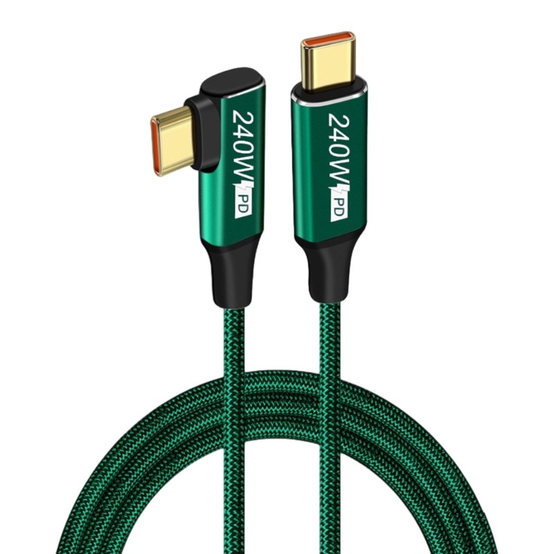 PD240W Type-C UsbC Fast Charging Cable 240W 48V 5A Quick Charge Nylon Braided gallery