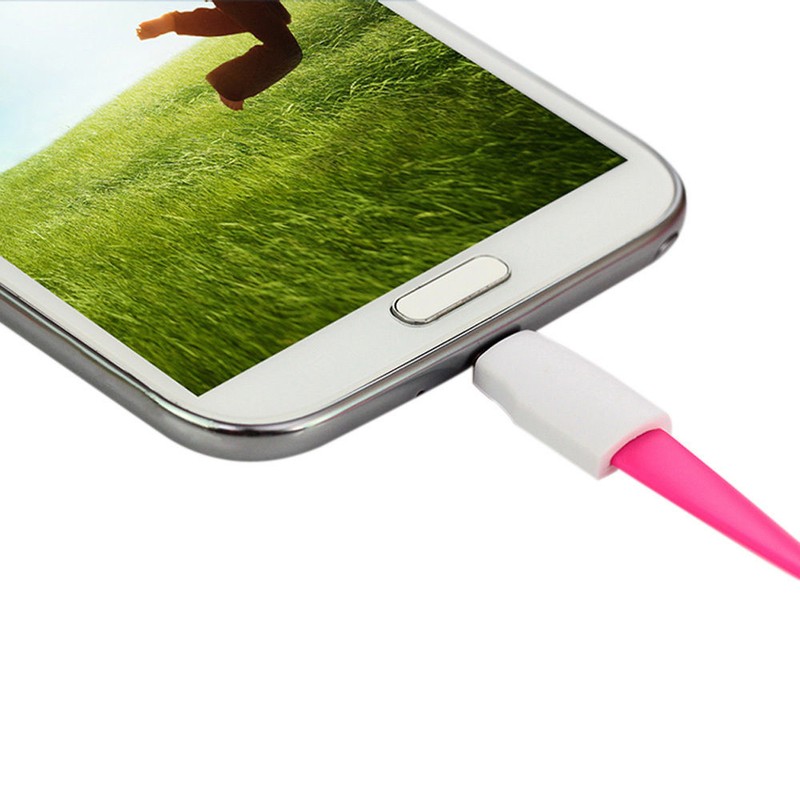 2x 4ft Noodle Silicone Micro USB Data Sync Charger Cable For SAMSUNG, HTC, LG gallery
