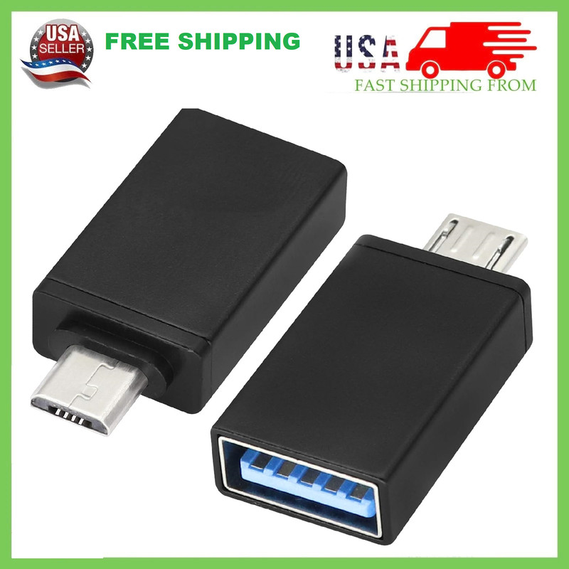 LOT Durable Micro USB OTG Host Adapter Male to 3.0 Female For Android Tablet