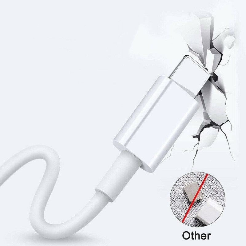 Dual Port Fast Charger Power Adapter For iPhone 6 7 8 X XR 11 12 13 14 USB Cable gallery