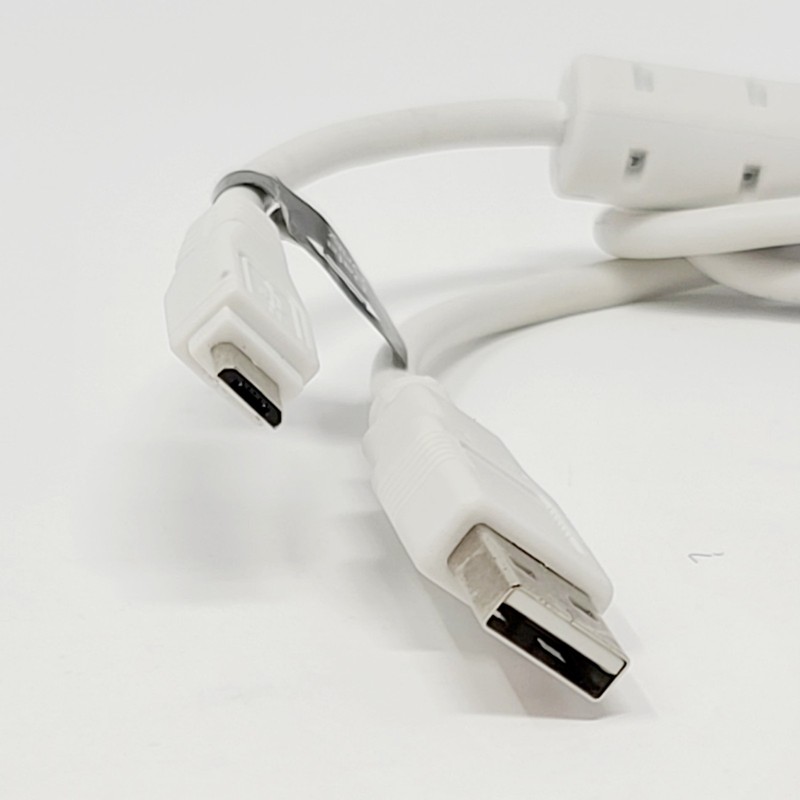 Mini USB DATA ONLY Cable USB A White Cord Camera GPS MP3 PDA gallery