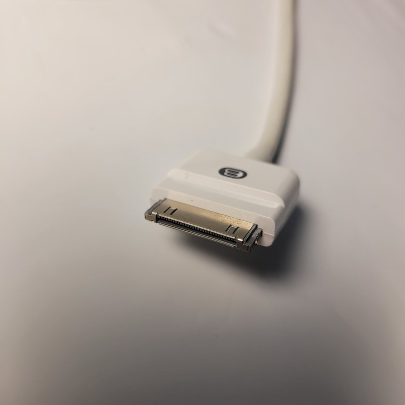 2ft 24" Belkin 30-Pin USB Charging Data Sync Cable Apple iPhone iPad iPod White gallery