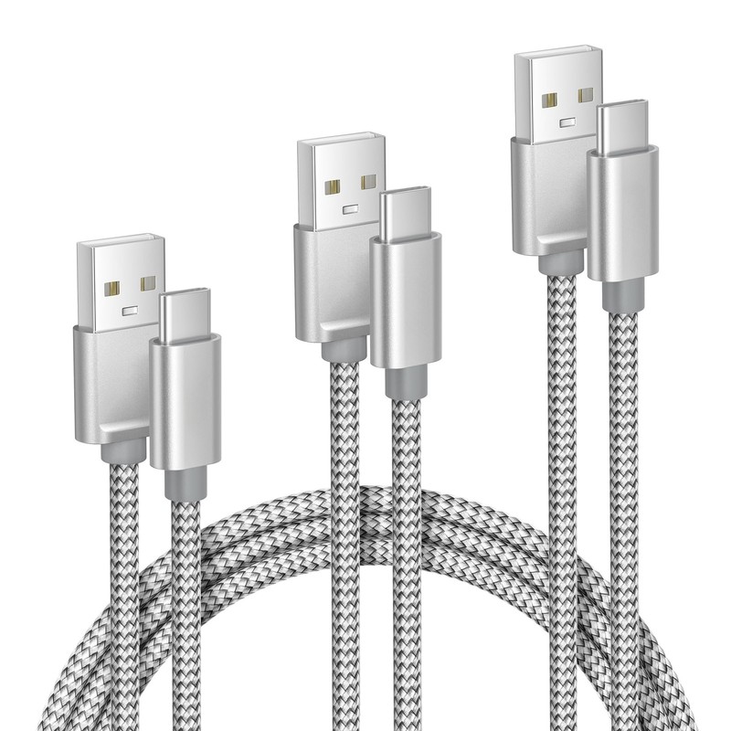 iPhone 17 17e Pro Max Charging Cable 1.5/3.3/6.6FT 3Pack,USB A to Type C Car …