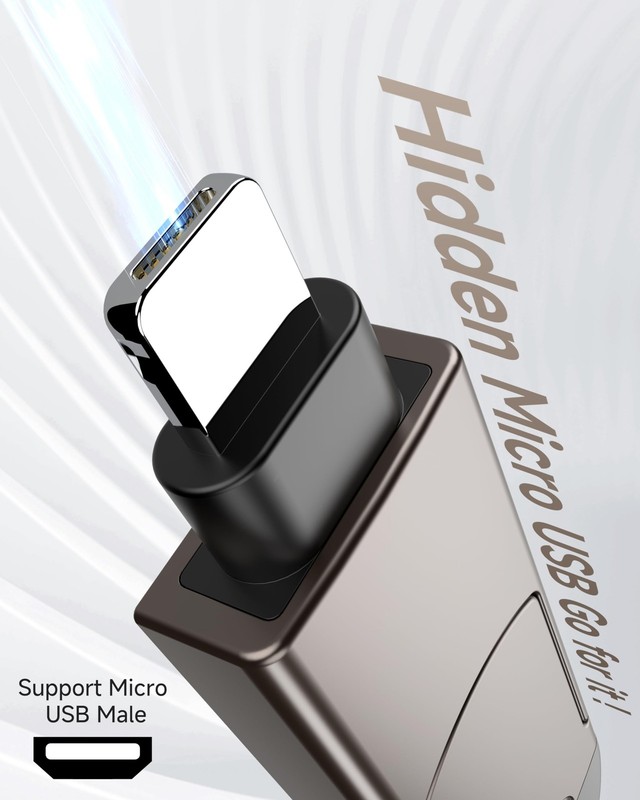 6-in-1 Keychain USB C Charger Cable, 60W Fas Charging Portable Universal Char... gallery