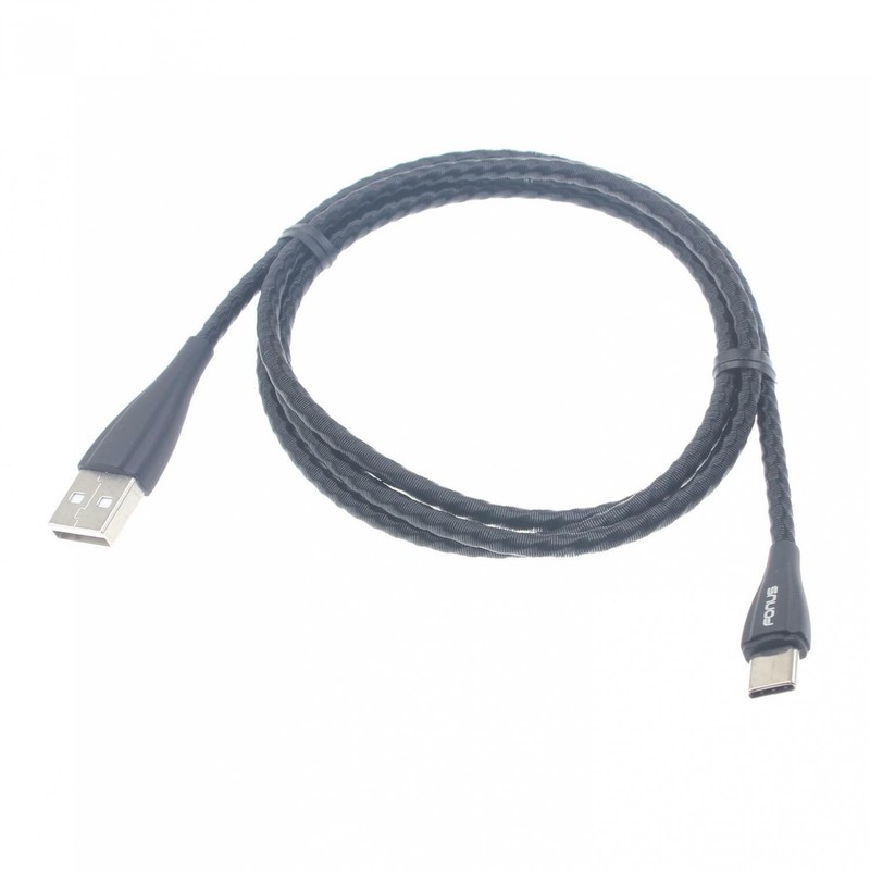 METAL BRAIDED TYPE-C USB CABLE CHARGING POWER CORD 3FT SYNC WIRE For USB-C Phone